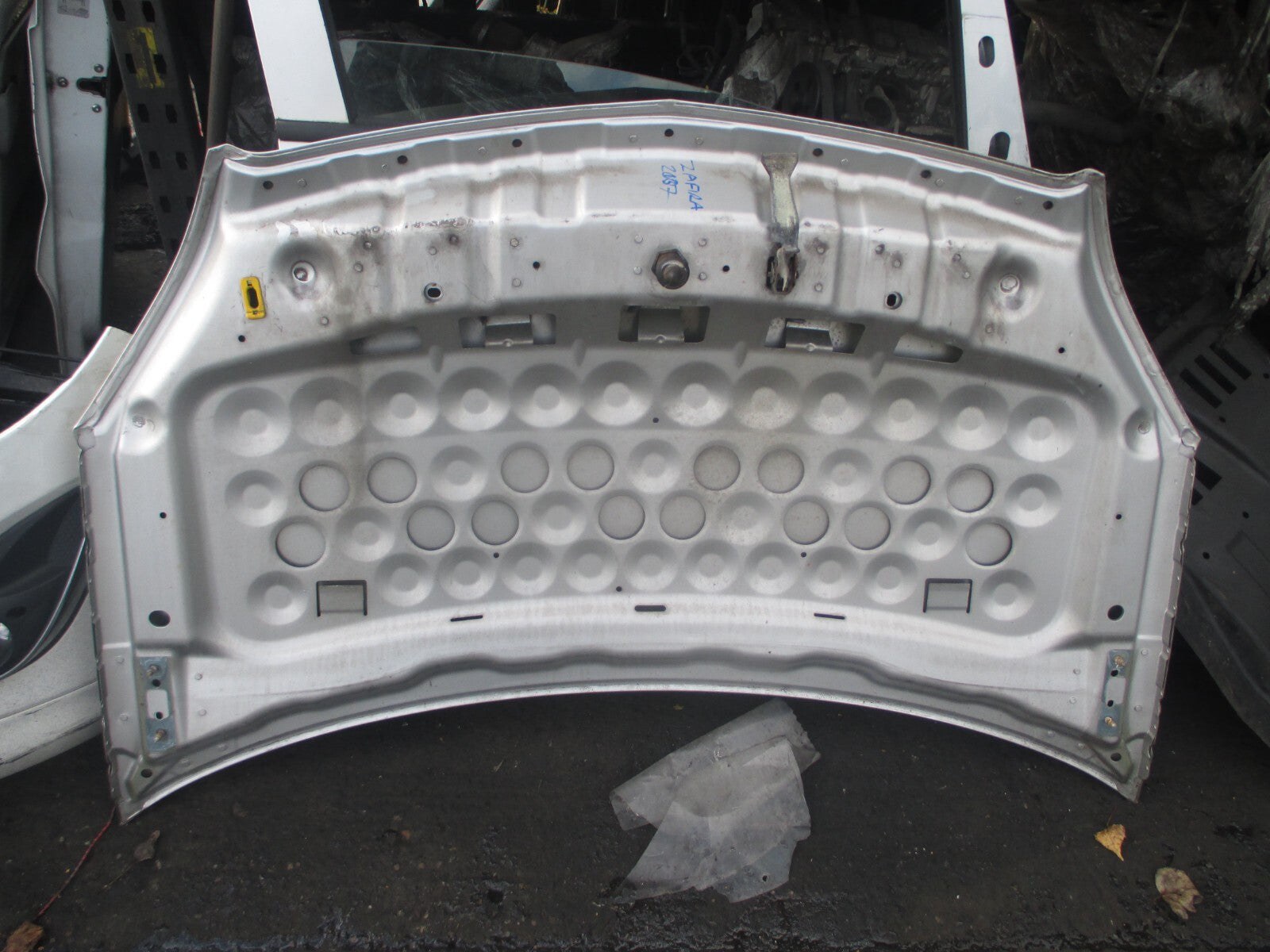 VAUXHALL ZAFIRA B 2007 FRONT BONNET HOOD SILVER