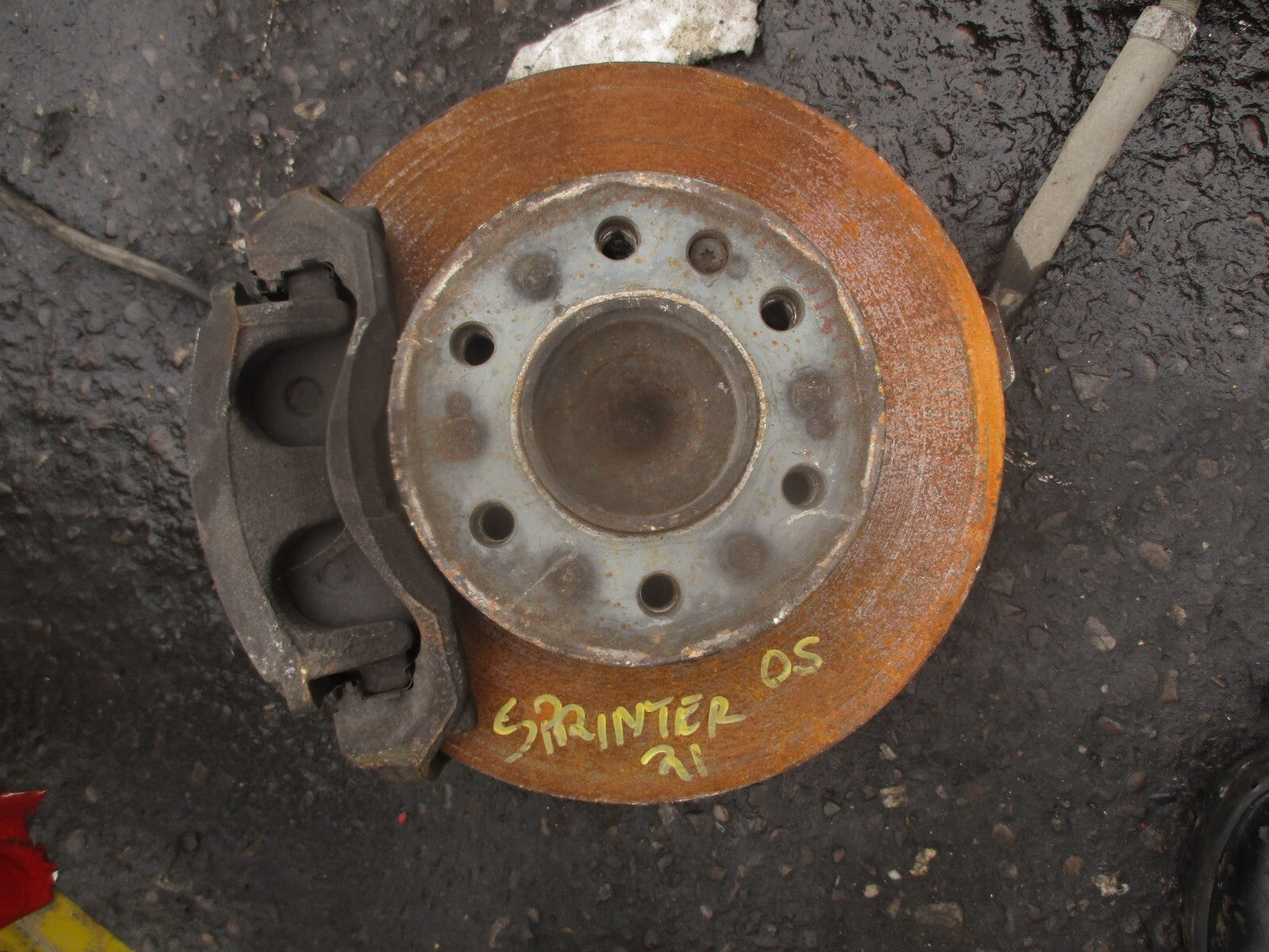 2021 MERCEDES SPRINTER W907 2.0 DIESELOSF DRIVER FRONT RIGHT WHEEL HUB CALIPER