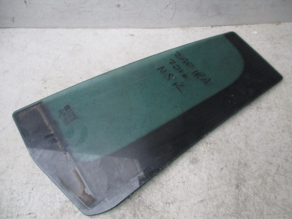 VAUXHALL ZAFIRA C 2016 NSR PASSENGER SIDE REAR QUARTER WINDOW GLASS