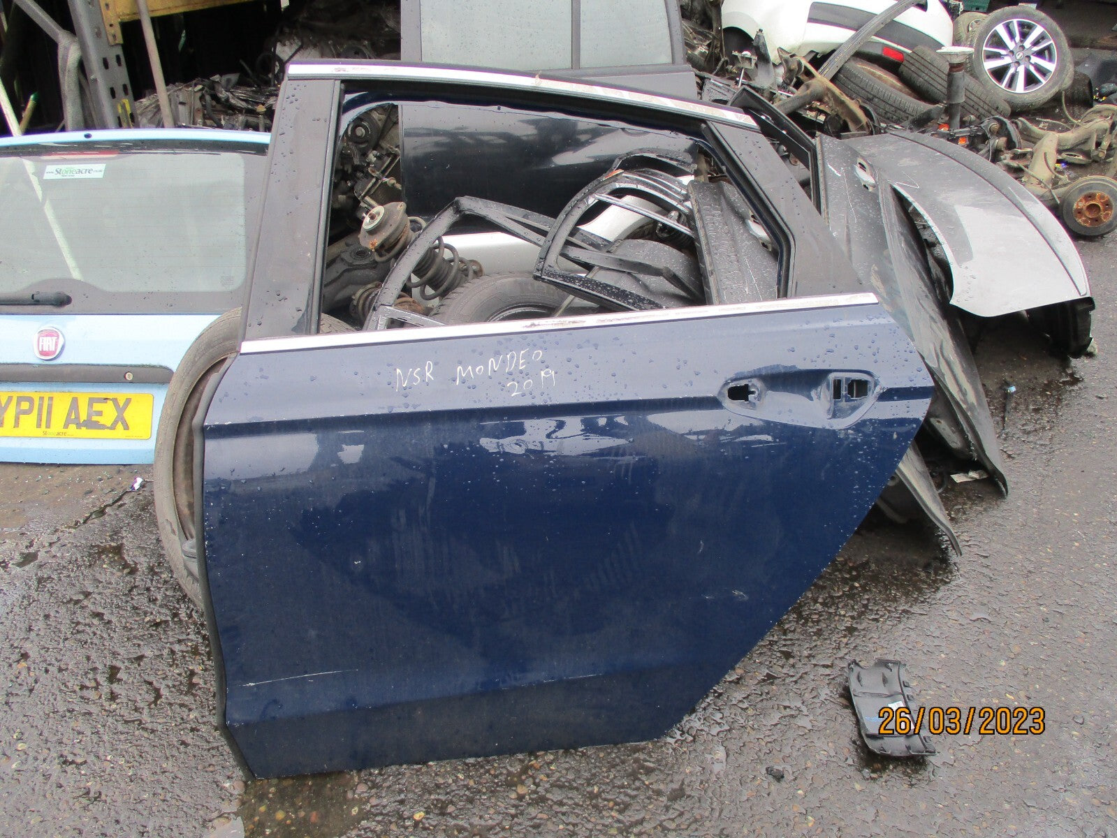 2019 FORD MONDEO MK5 NSR PASSENGER SIDE REAR DOOR BARE BLAZER BLUE