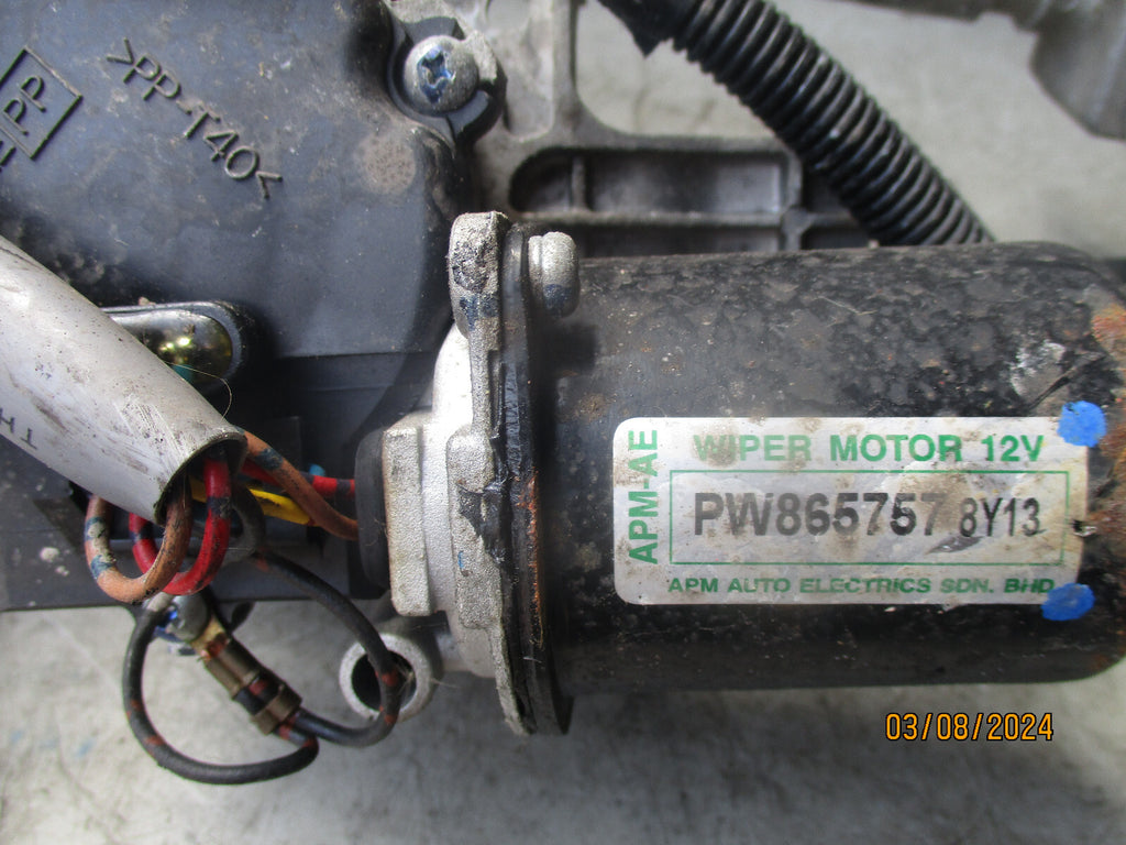 2009 PROTON SAVVYFRONT  WINDSCREEN WIPER MOTOR PW865757