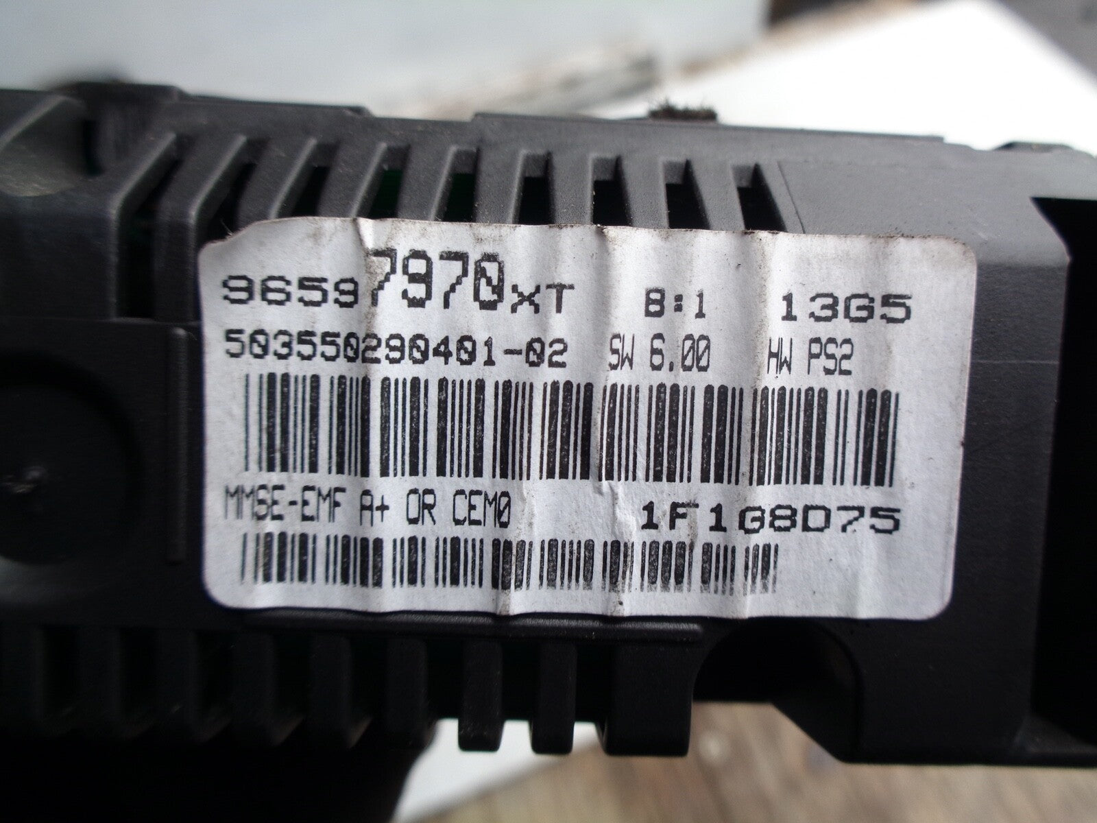 CITROEN C2 2004 DIGITAL DISPLAY UNIT 96597970XT