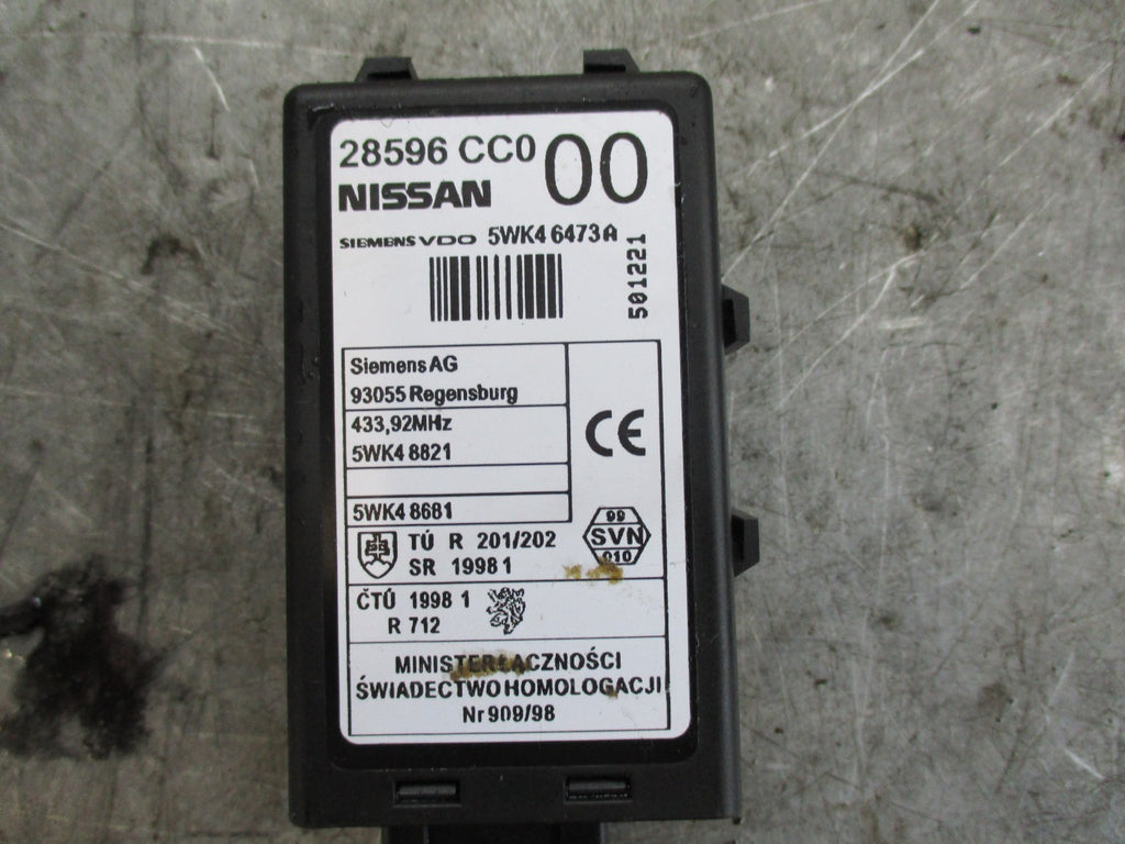 NISSAN X TRAIL T30 MK1 KEYLESS CONTROL MODULE KEY LESS 28596 CC0