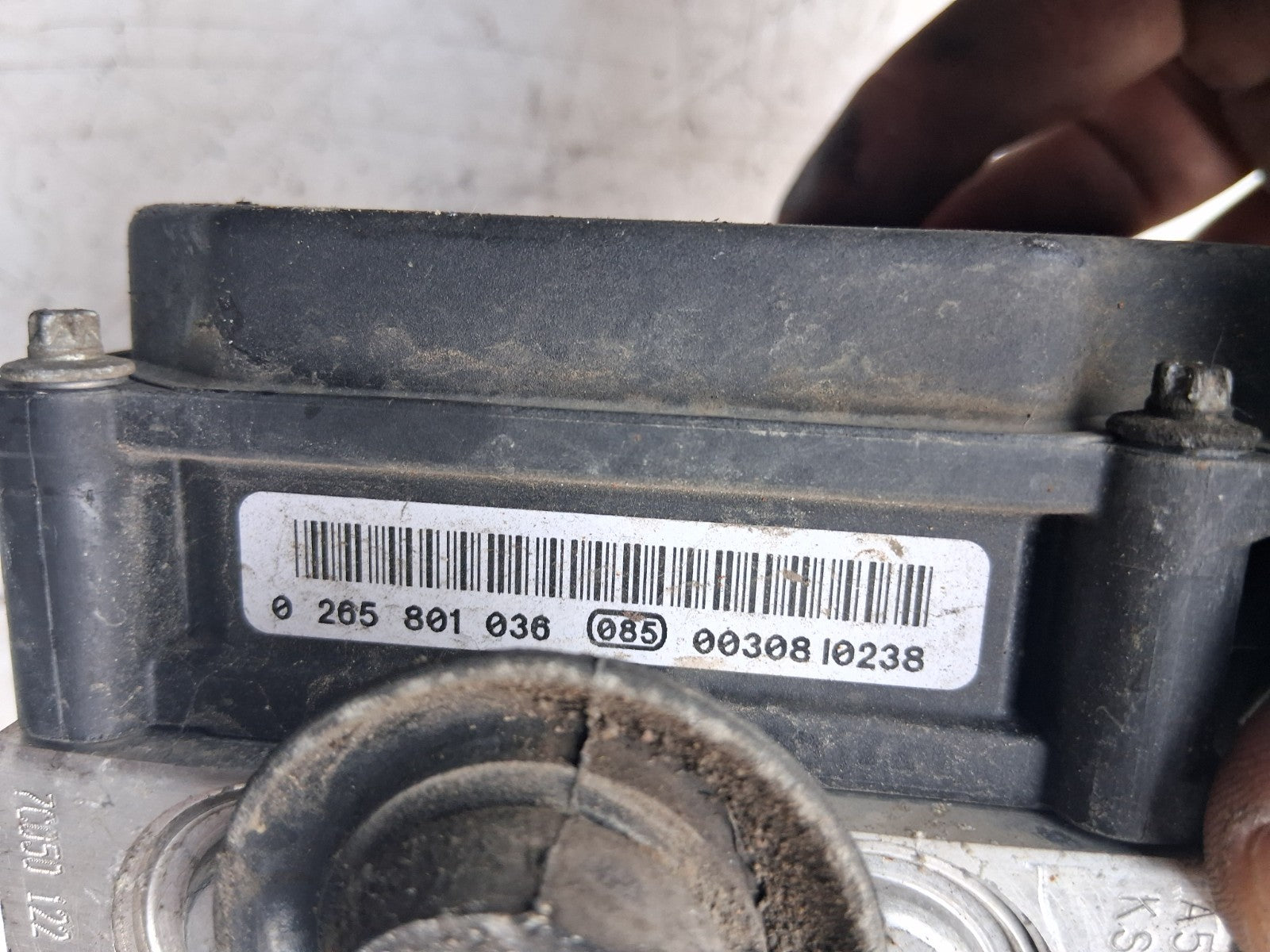 2010 FIAT 500 LOUNGE MK1 ABS PUMP CONTROL MODULE UNIT 0265801036