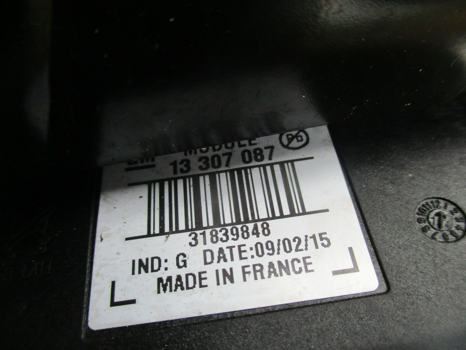 VAUXHALL ASTRA J MK6 ALARM WARNING SIREN MODULE UNIT 13307087