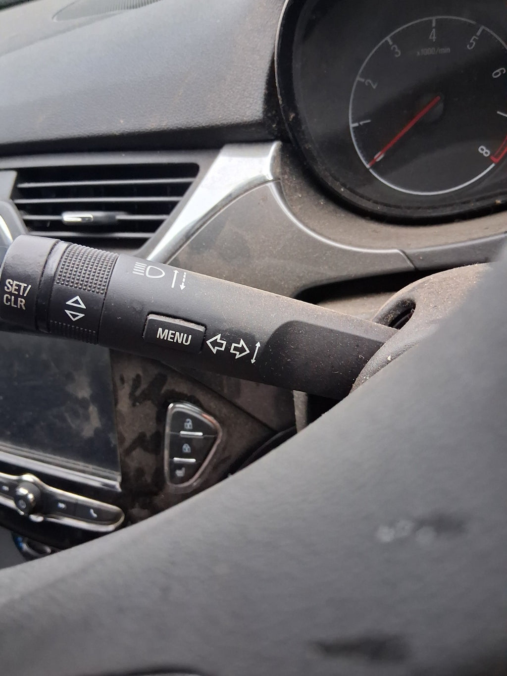 2017 VAUXHALL CORSA E INDICATOR WIPER COMBINATION SWITCH STALK SQUIB RING