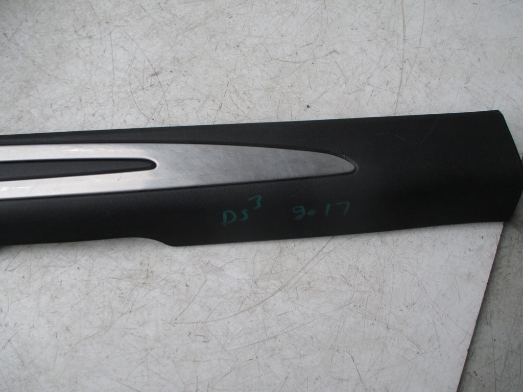 CITROEN DS3 2017 KICK PLATE SILL SCUFF COVER PANEL PLASTIC TRIM 9686604277
