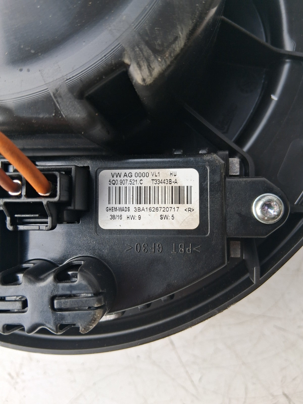 SEAT LEON 2017 MK3 HEATER BLOWER MOTOR FAN RESISTOR T33443BA