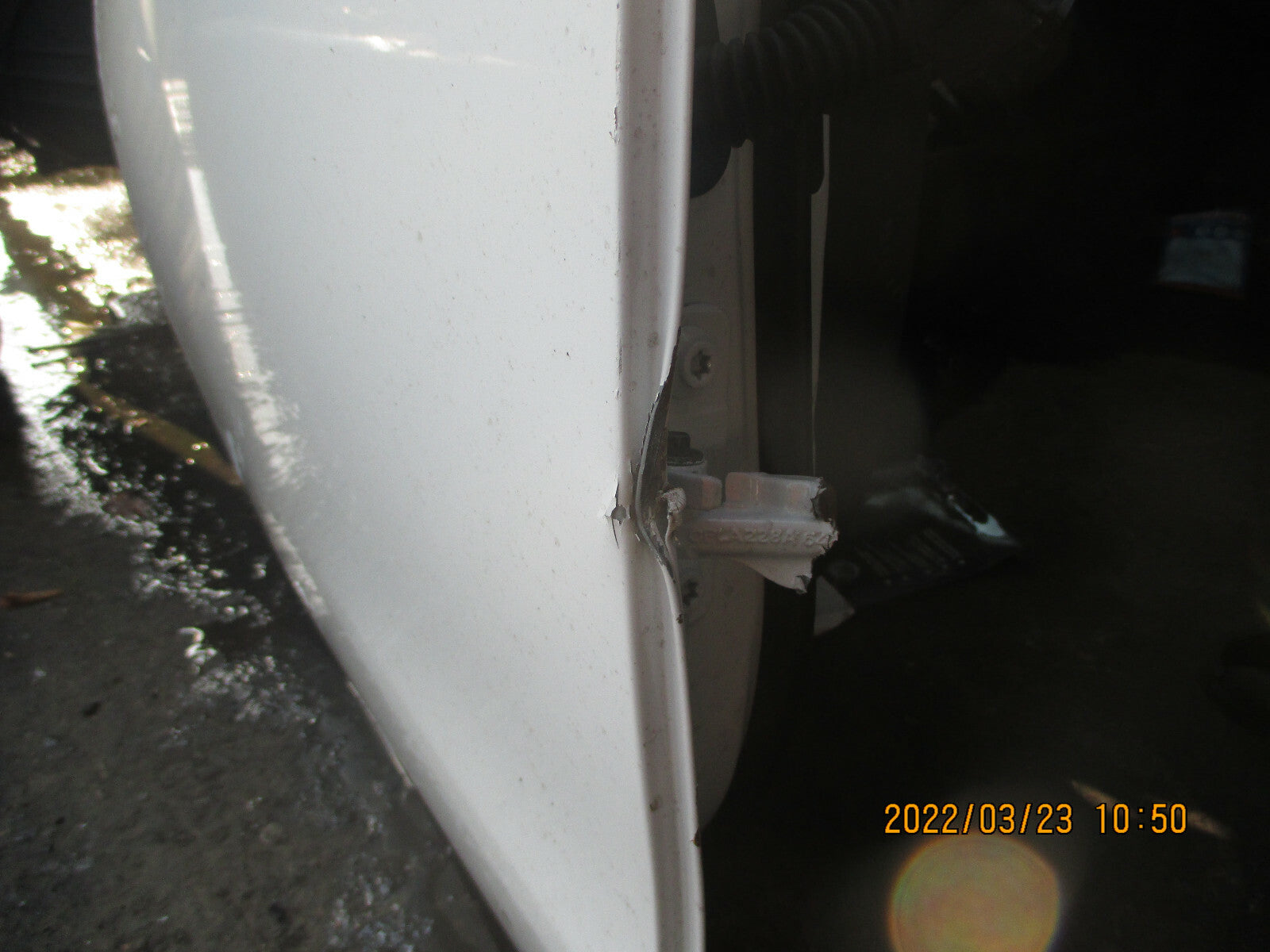 JAGUAR XE 2019 OSR DRIVER SIDE REAR BARE DOOR SHELL WHITE
