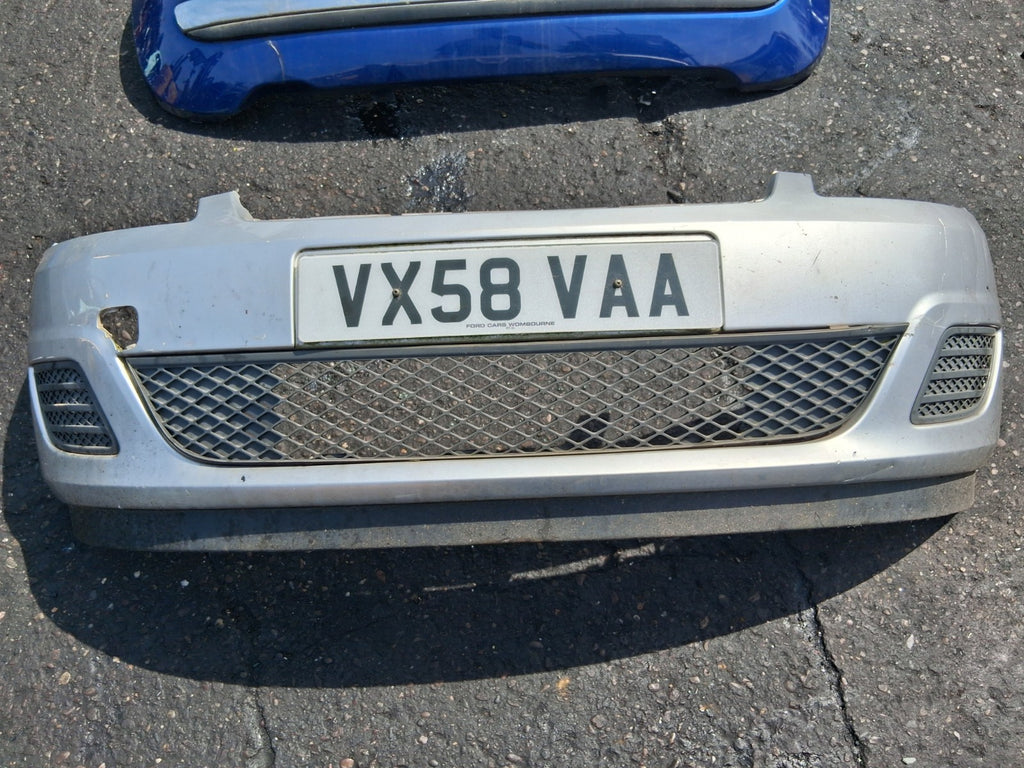 2006 FORD FIESTA MK6 COMPLETE FRONT BUMPER SILVER
