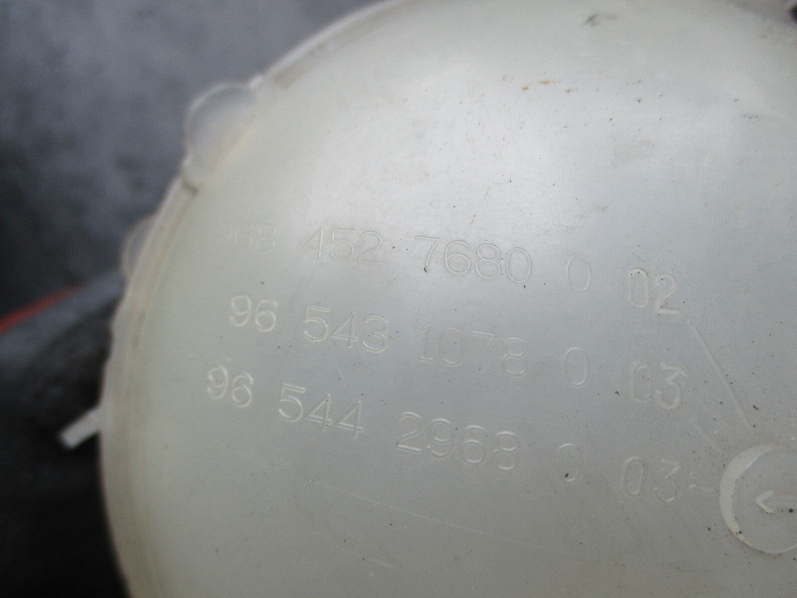 PEUGEOT TEEPEE 2013 COOLANT EXPANSION BOTTLE 9684527680002