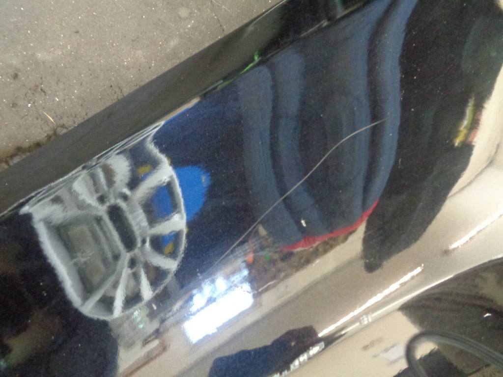 VW VOLKSWAGEN GOLF MK7 2015 PASSENGER SIDE FRONT WING PANEL BLACK SCRATCHED