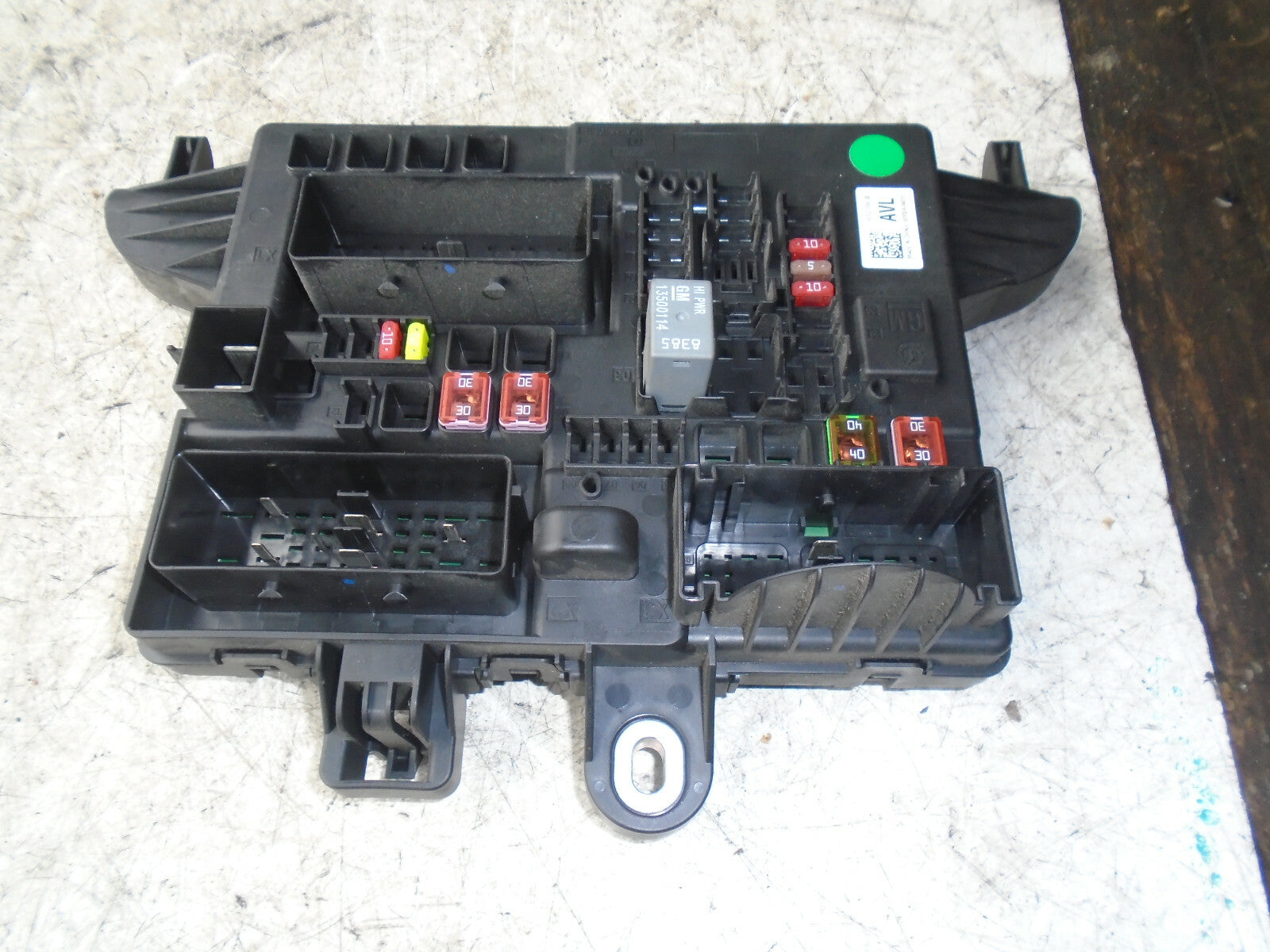 VAUXHALL INSIGNIA MK1 2012 REAR FUSEBOX MODULE 22737769