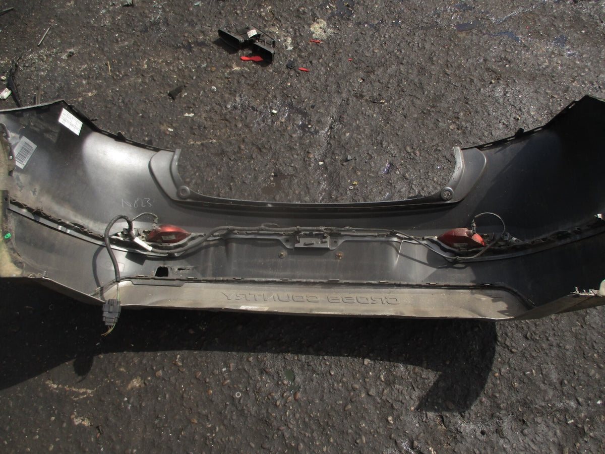 2015 VOLVO V40 D2 REAR BUMPER COMPLETE GREY