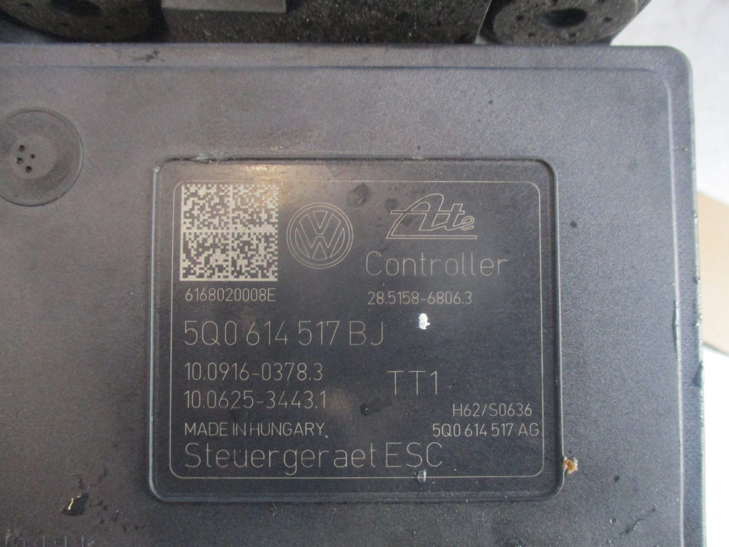 VOLKSWAGEN GOLF  MK7 1.6 TDI 2016 ABD BRAKE PUMP CONTROLLER MODULE 5Q0614517BJ
