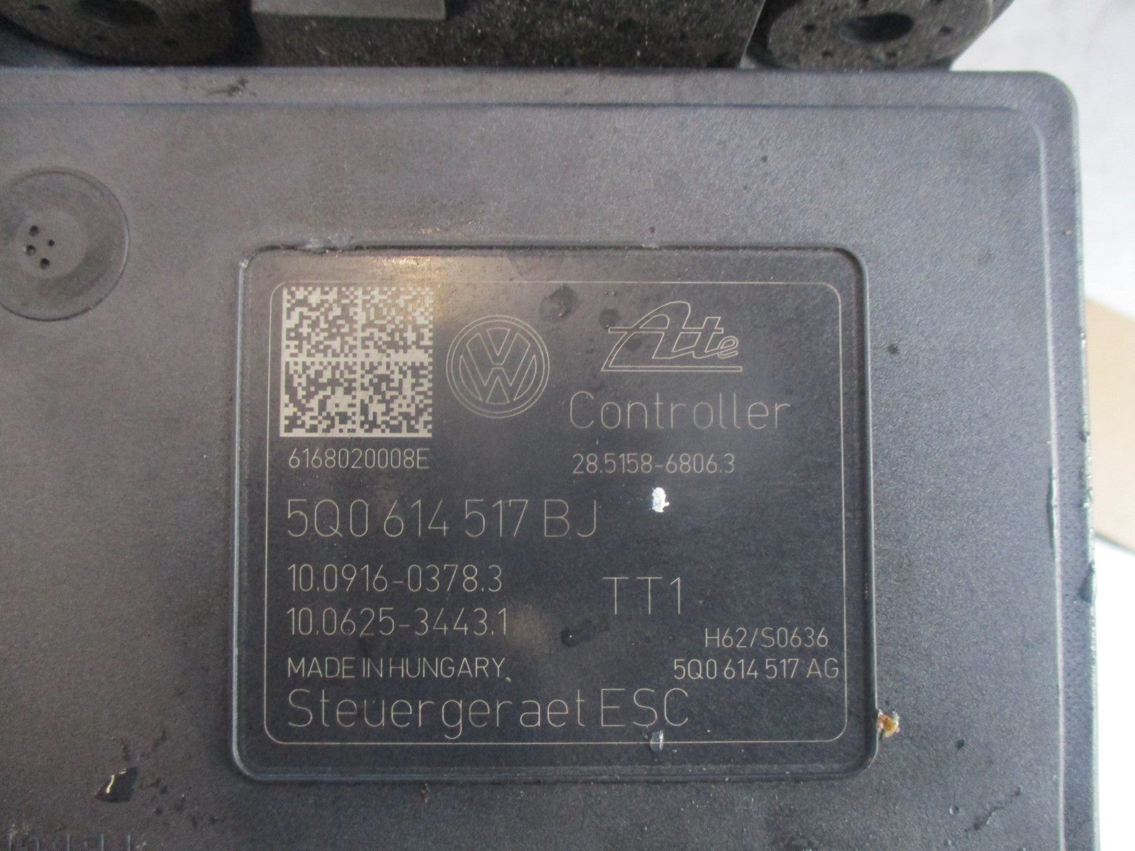 VOLKSWAGEN GOLF  MK7 1.6 TDI 2016 ABD BRAKE PUMP CONTROLLER MODULE 5Q0614517BJ