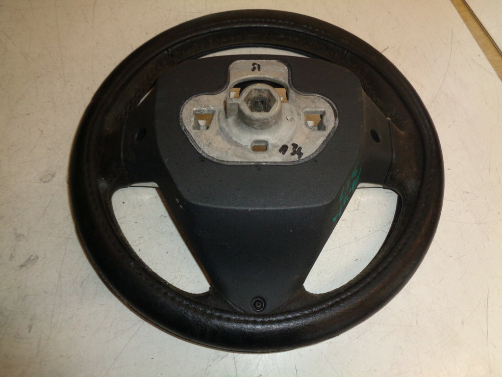 FORD FIESTA MK7 2017 3 SPOKE MULTIFUNCTION LEATHER STEERING WHEEL C1BB3600EA3ZHE