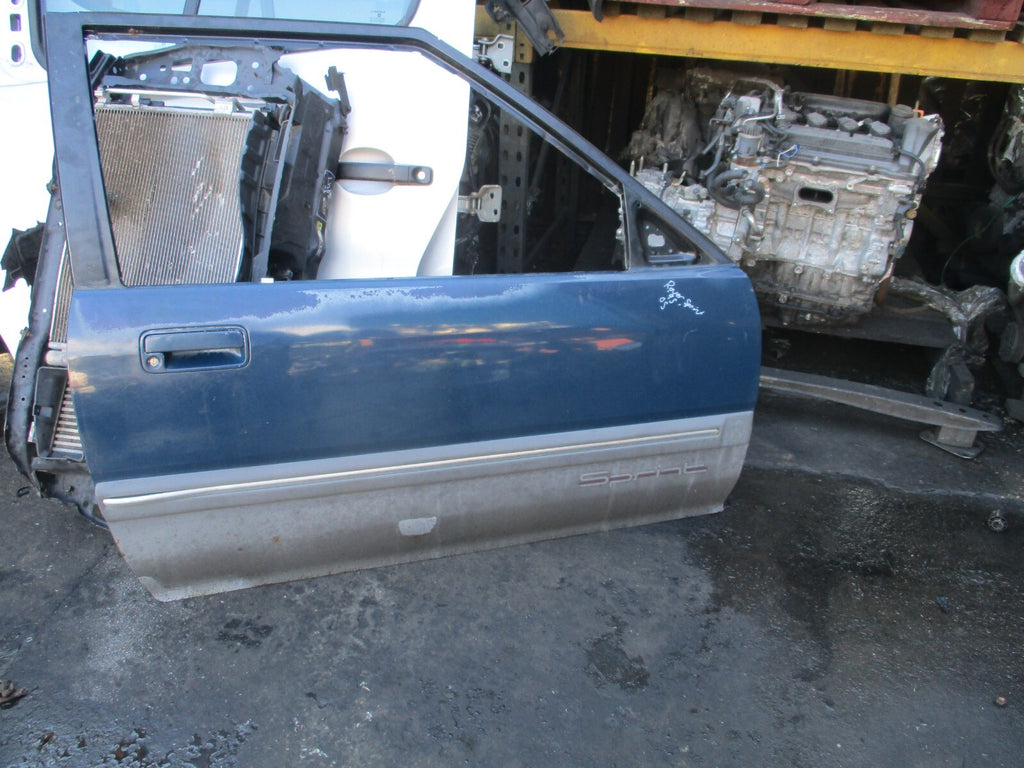 ROVER 200 R8 1993 3 DOOR OS DRIVER SIDE BARE DOOR BLUE
