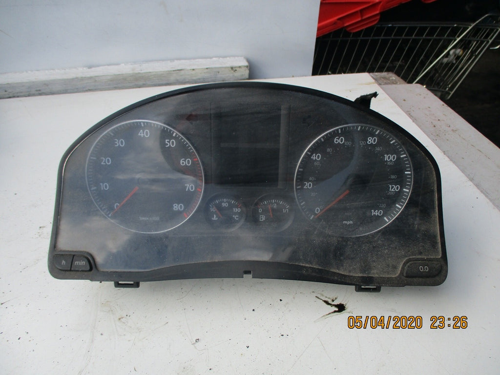 VW VOLKSWAGEN GOLF MK5 2007 1.6 INSTRUMENT CLUSTER SPEEDOMETER 110 080 246