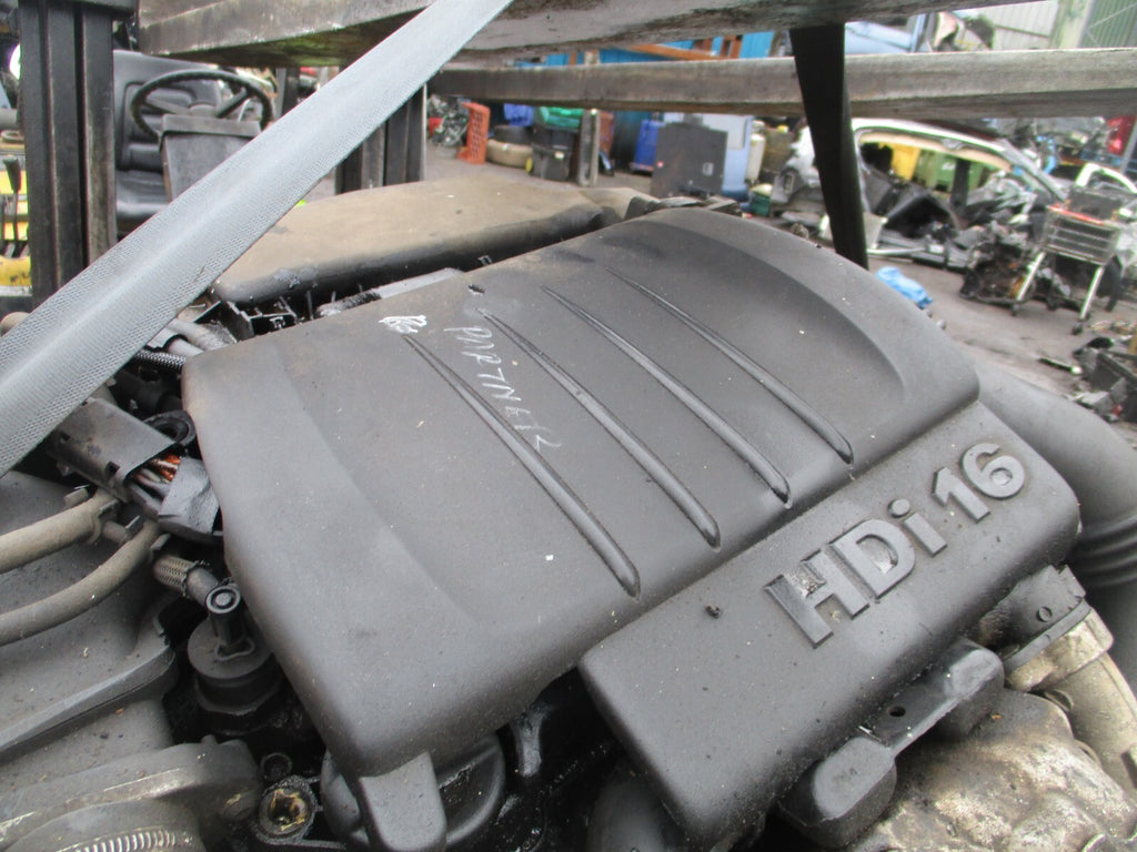 2009 PEUGEOT PARTNER MK2 1.6 HDI DIESEL BARE ENGINE PUMPS INJECTORS 9HX DV6ATED4