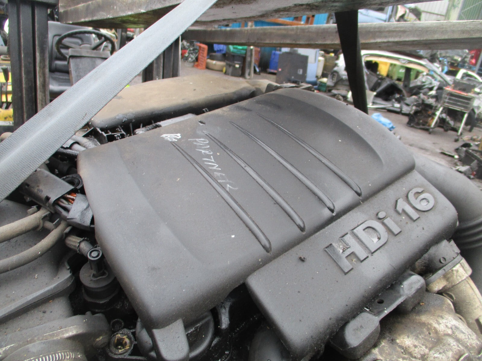 2009 PEUGEOT PARTNER MK2 1.6 HDI DIESEL BARE ENGINE PUMPS INJECTORS 9HX DV6ATED4