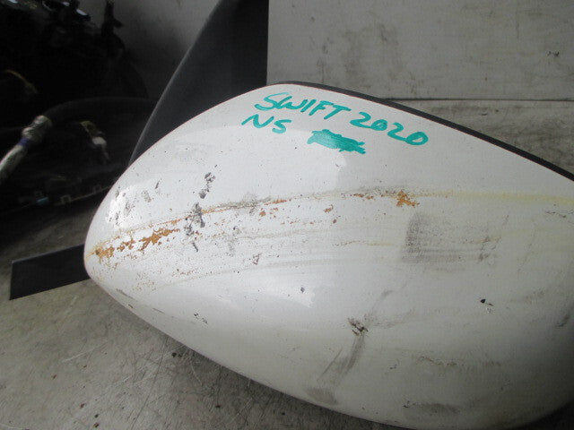 2020 SUZUKI SWIFT MK4 NSF PASSENGER SIDE FRONT WING MIRRIOR WHITE