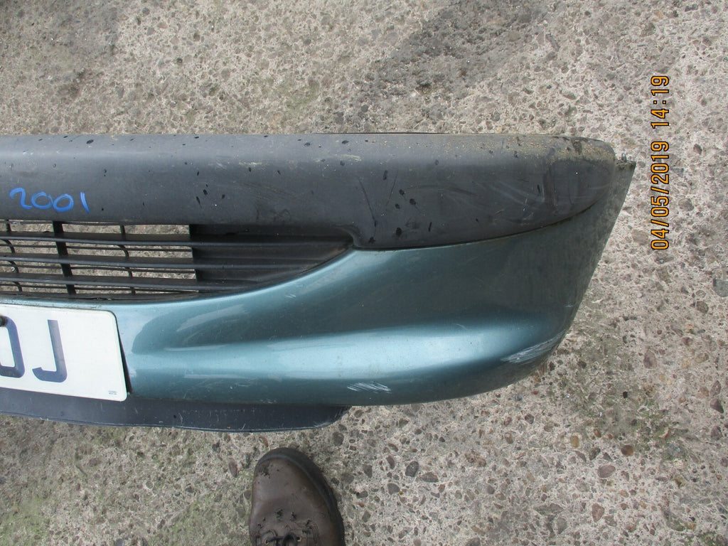 PEUGEOT 206 COMPLETE FRONT BUMPER GREEN