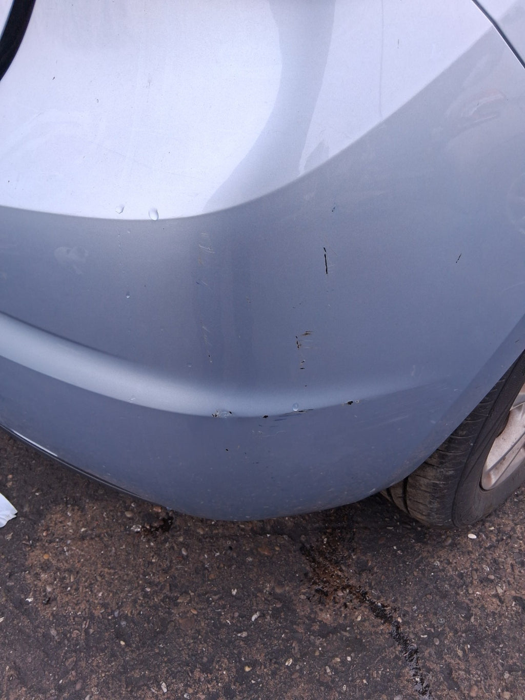 2019 VAUXHALL ASTRA K REAR COMPLETE BUMPER MAGNETIC SILVER METALLIC Z189