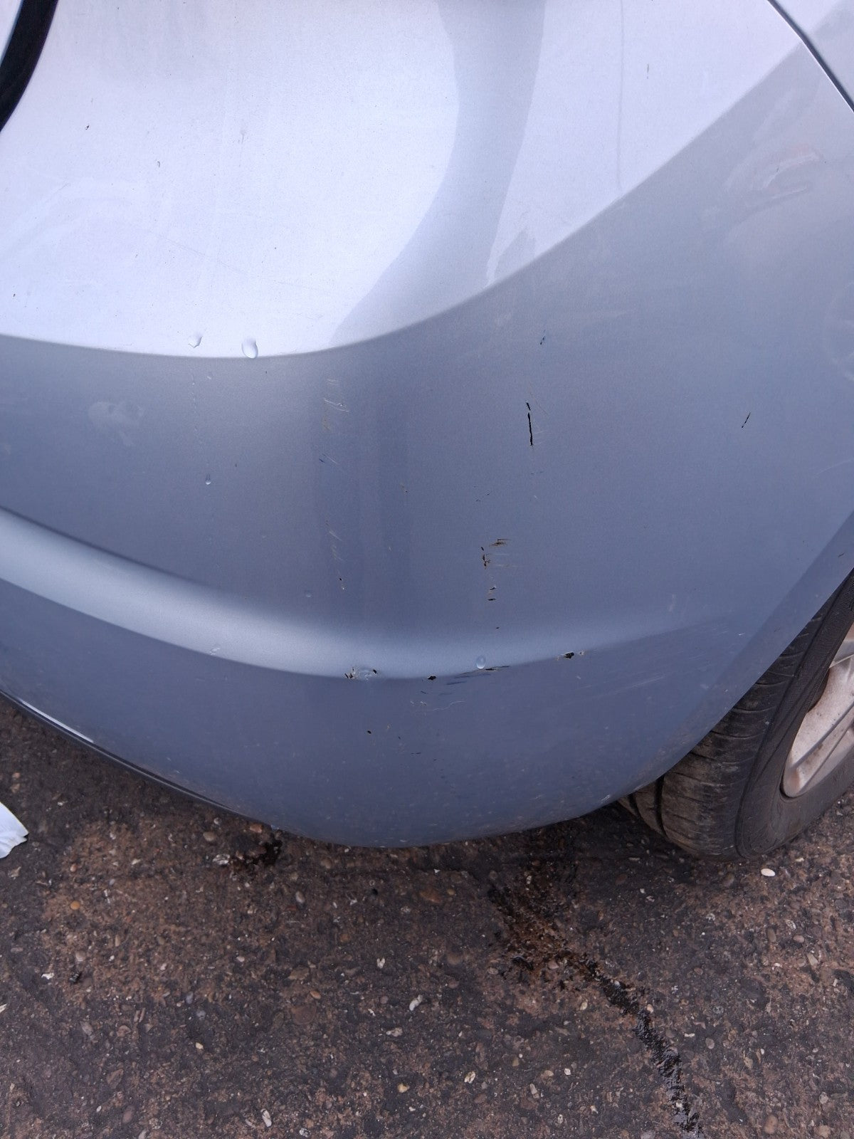 2019 VAUXHALL ASTRA K REAR COMPLETE BUMPER MAGNETIC SILVER METALLIC Z189