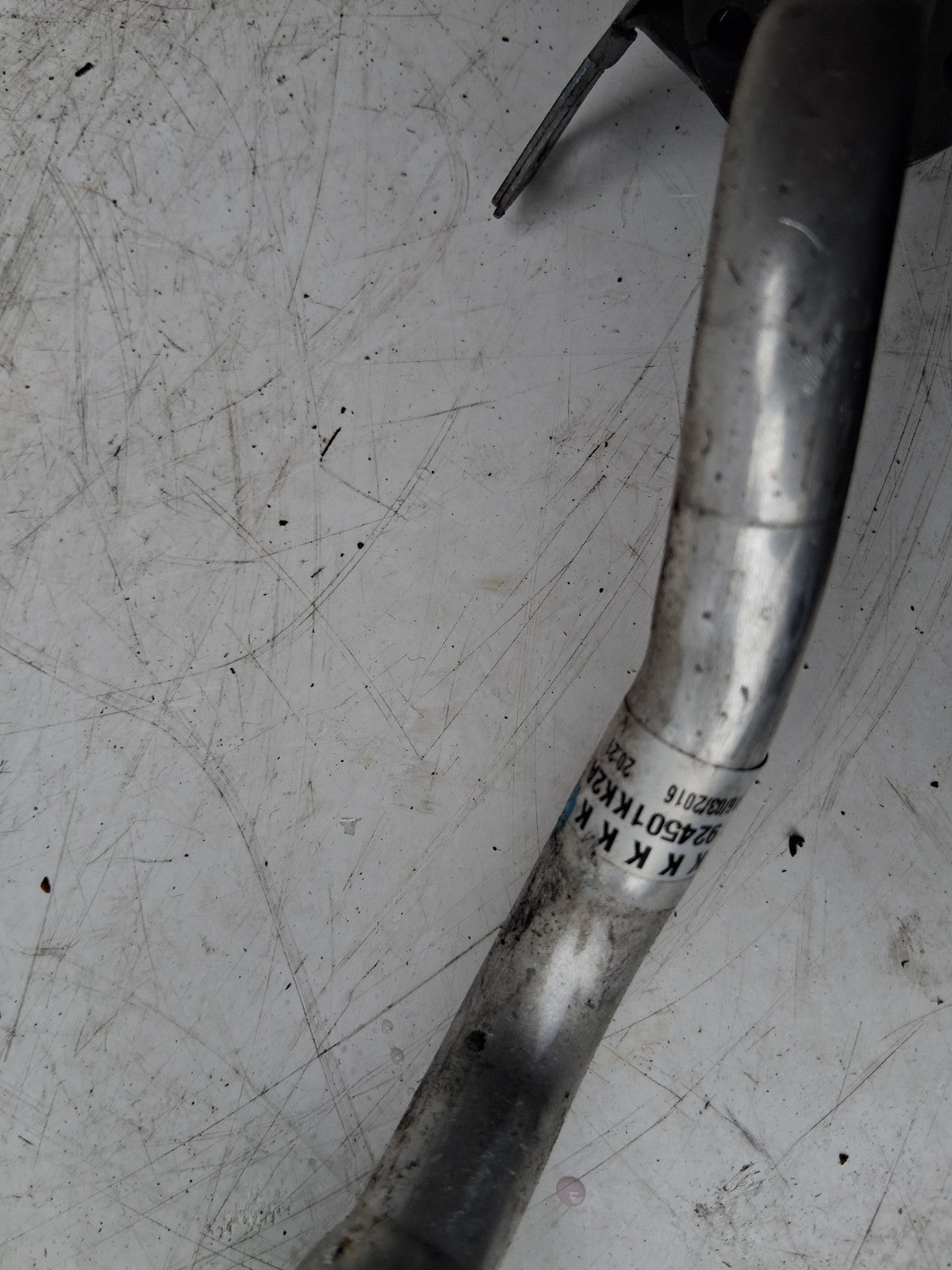2016 NISSAN JUKE F15 AC AIR CON PIPE 924501kk24