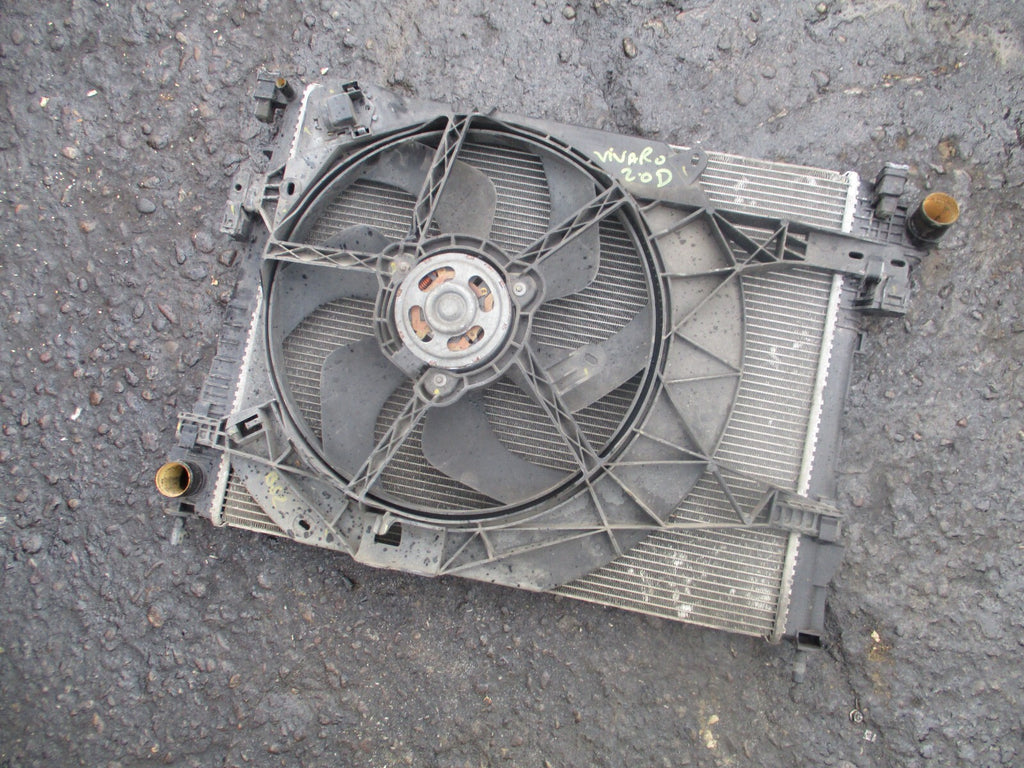 2012 VAUXHALL VIVARO MK1 2.0 DIESEL MANUAL RADIATOR RADPACK