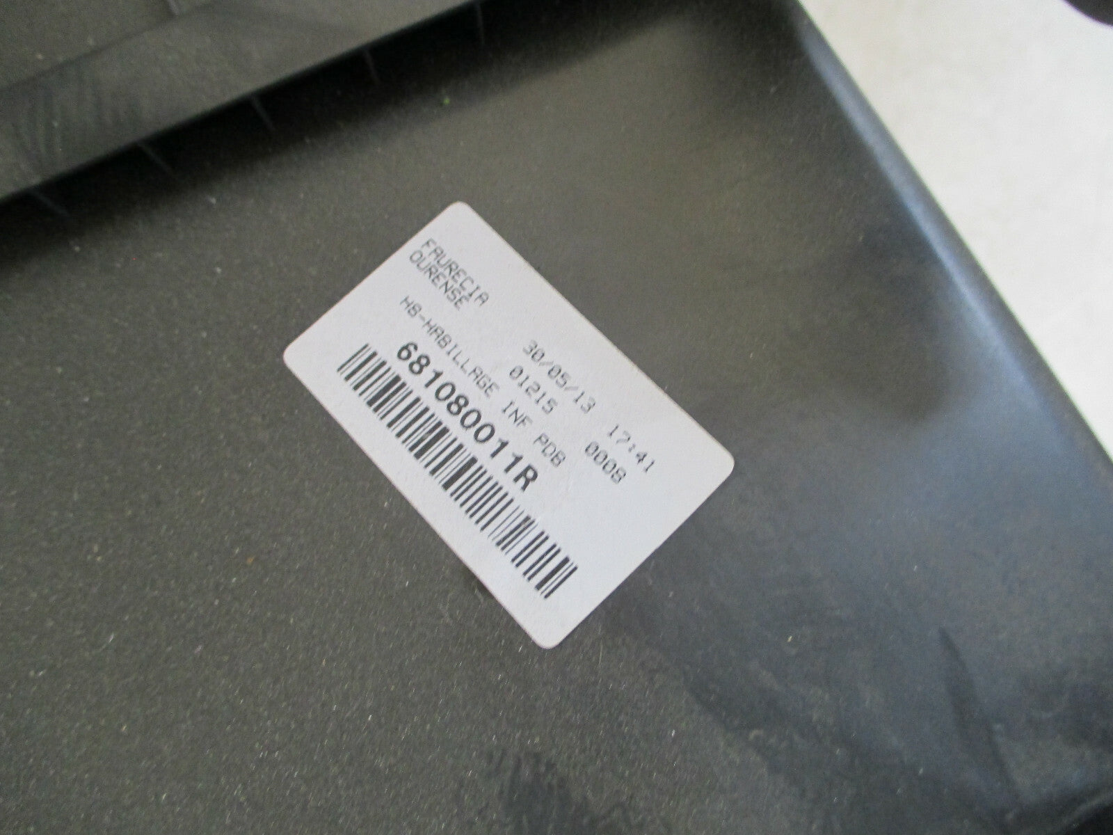 RENAULT MEGANE MK3 2013 NS PASSENGER STORAGE COMPARTMENT GLOVE BOX 681080011R