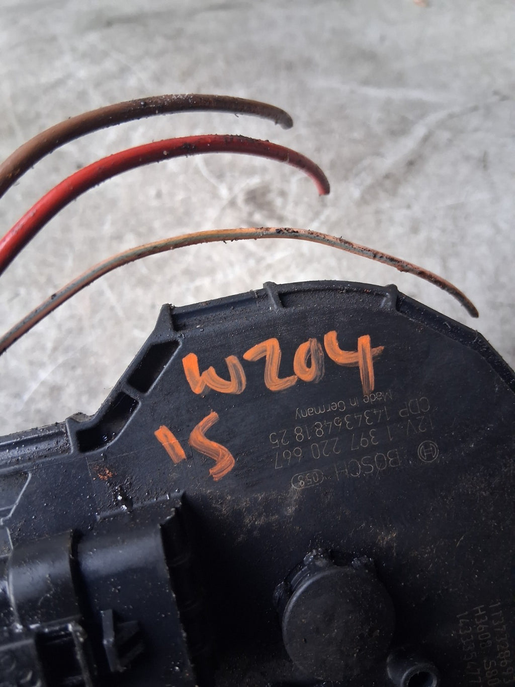 2015 MERCEDES C CLASS W204 FRONT WIPER MOTOR 1397220667