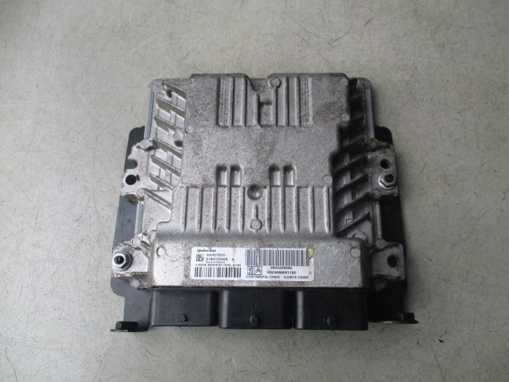 2013 PEUGEOT 5008 MK1 1.6 DIESEL ECU ENGINE CONTROL MODULE UNIT 9800268980