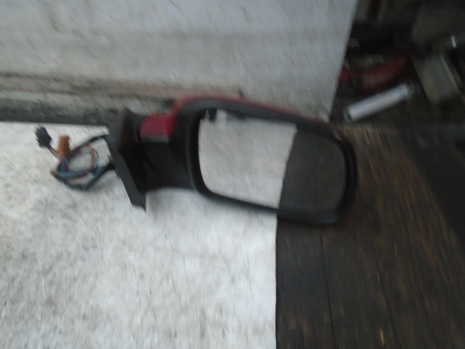 PEUGEOT 307 CC 2007 OSF DRIVER SIDE FRONT ELECTRIC WING MIRROR RED