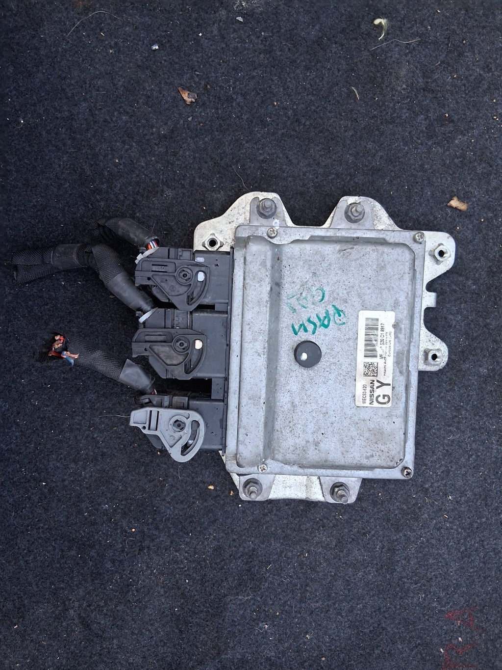 2010 NISSAN QASHQAI J10 1.6 PETROL ECU ENGINE CONTROL UNIT MEC93620