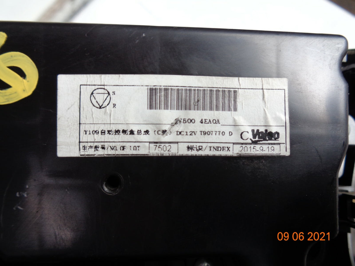 NISSAN QASHQAI MK2 J11 2018 HEATER AC CLIMATE CONTROL SWITCH PANEL FIRE DAMAGED