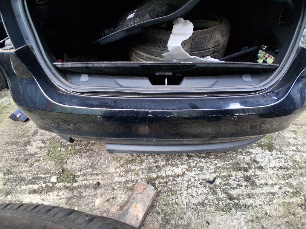 2017 JAGUAR XE COMPLETE REAR BUMPER WITH PDC SENSORS BLACK