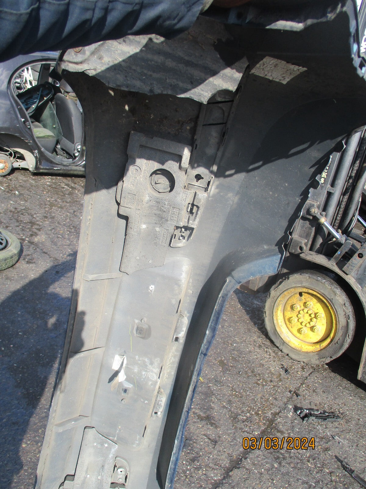 VAUXHALL ASTRA H 2007 REAR COMPLETE BUMPER GREEN