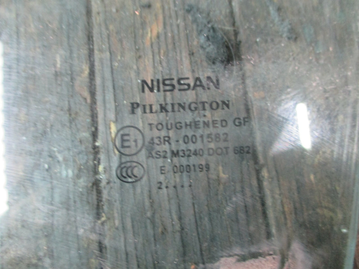 NISSAN QASHQAI 2012 J10 NSF FRONT PASSENGER SIDE WINDOW GLASS E143R001582