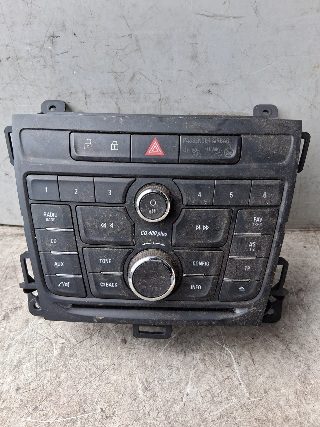 2016 VAUXHALL ZAFIRA C MK3 RADIO CD PLAYER ,MULTIMEDIA SWITCH PANEL 13474072
