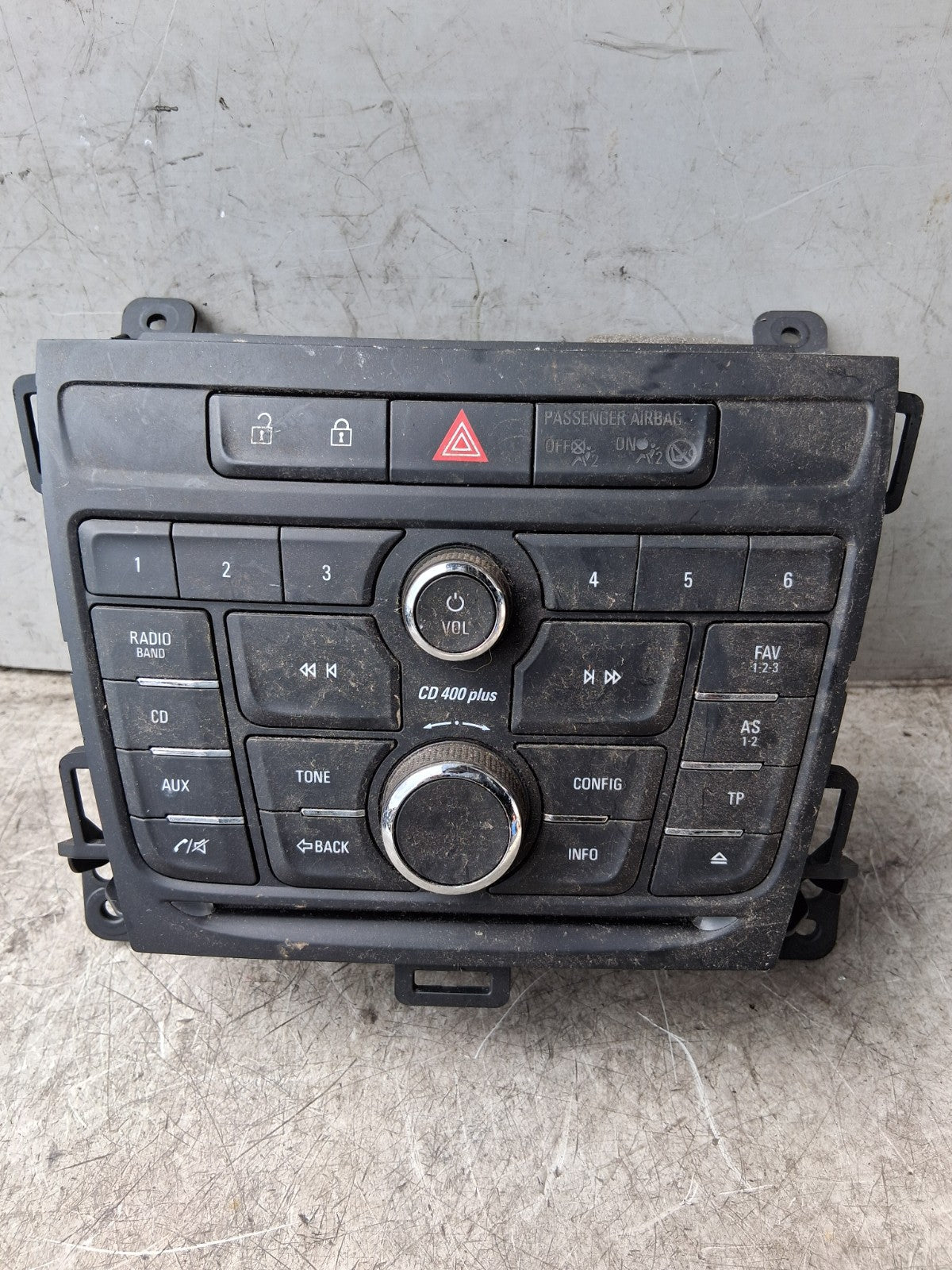2016 VAUXHALL ZAFIRA C MK3 RADIO CD PLAYER ,MULTIMEDIA SWITCH PANEL 13474072