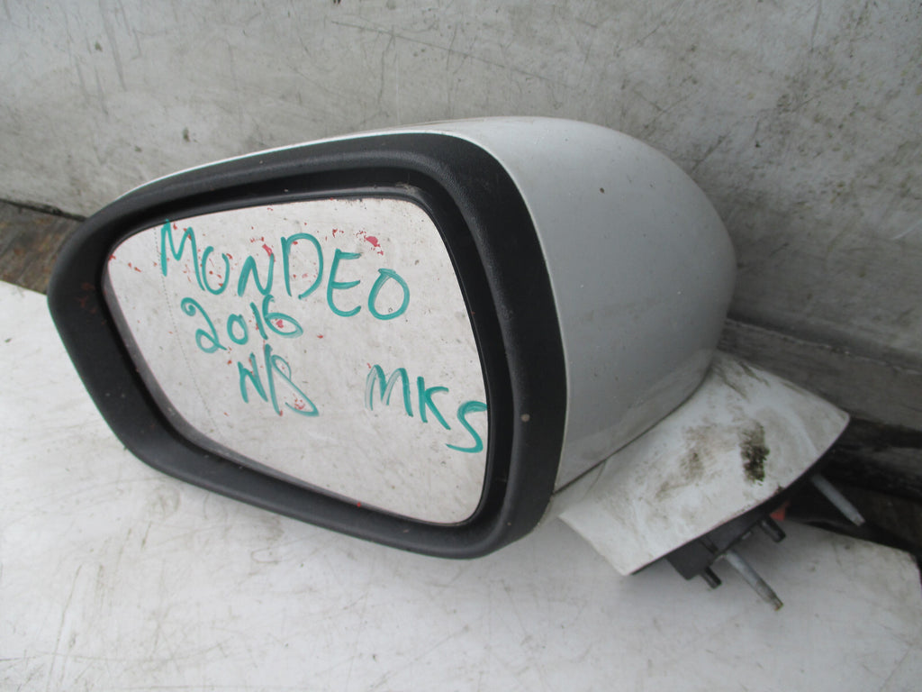 FORD MONDEO MK5 2015 TITANIUM NS PASSENGER ELECTRIC DOOR WING MIRROR WHITE FD
