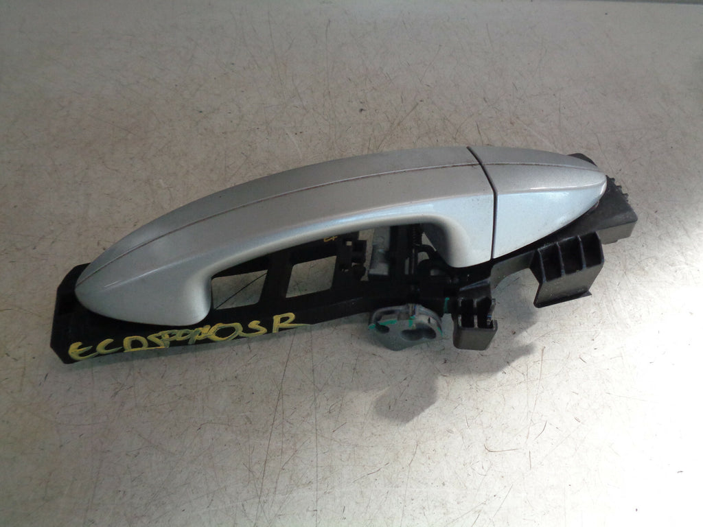 FORD ECOSPORT 2018 OSR DRIVER SIDE REAR EXTERIOR DOOR HANDLE SILVER MOON