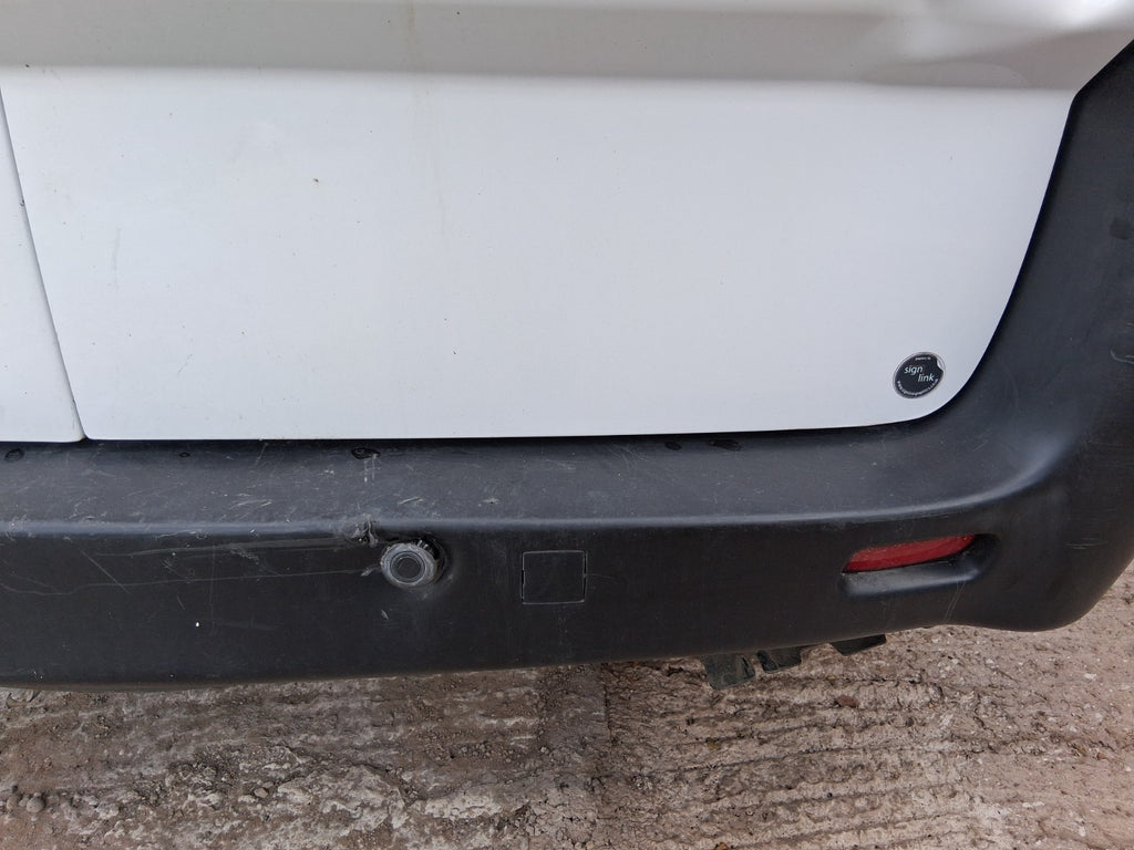 2016 CITROEN DISPATCH MK2 COMPLETE REAR BUMPER WITH PDC SENSORS BLACK