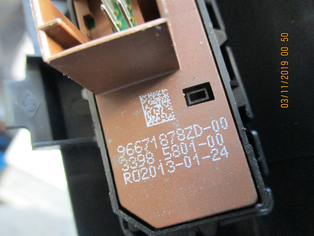 PEUGEOT 3008 2010 ALARM MULTI FUNCTION CONTROLS SWITCH PANEL 96671878ZD