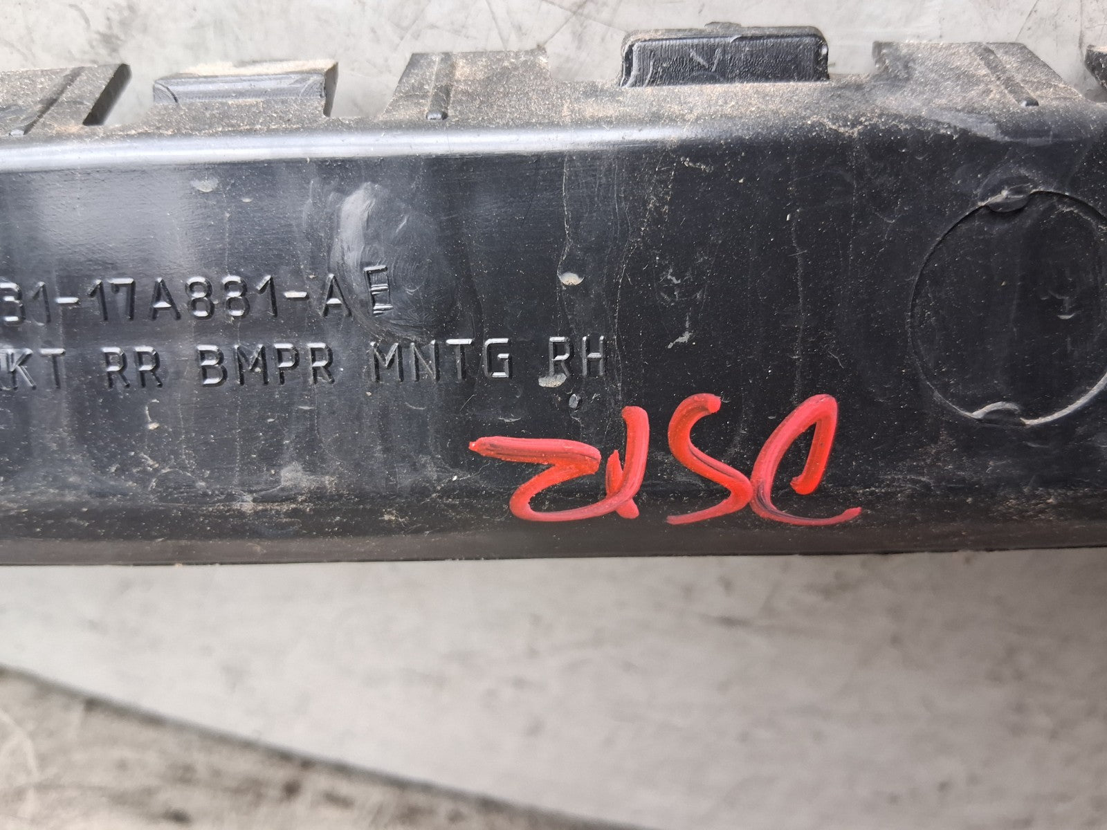2023 FORD TRANSIT 350 MK8 OSR DRIVER SIDE REAR RIGHT BUMPER BRACKET BK3117A881