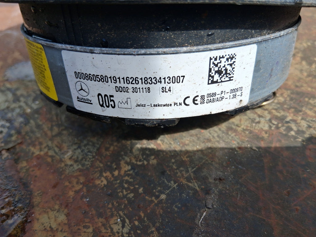 2019 MERCEDES BENZ SPRINTER W907 STEERING WHEEL SRS AIRBAG 0008605801