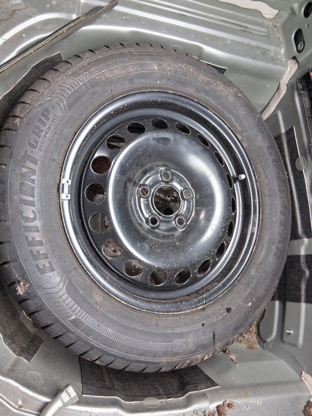 VW VOLKSWAGEN POLO 2018 MK6 15 INCH SPACE SAVER SPARE WHEEL WITH TYRE 185/65R15