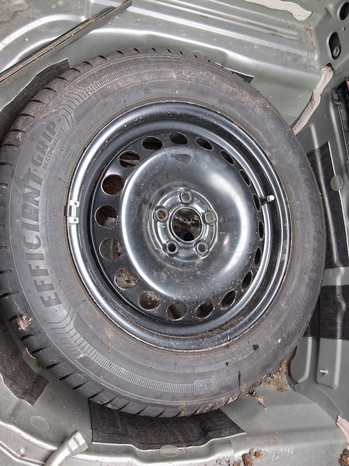 VW VOLKSWAGEN POLO 2018 MK6 15 INCH SPACE SAVER SPARE WHEEL WITH TYRE 185/65R15
